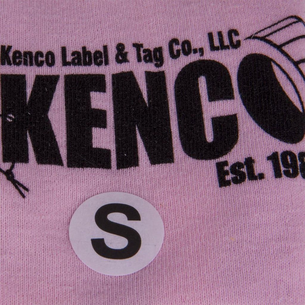 Clothing Size Stickers by Kenco - 0.875" Adhesive Apparel Circle Size Stickers - 2,500 Stickers Total (Small)