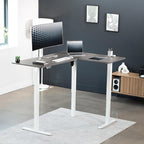 VIVO Electric Corner 63 x 47 inch L-Shaped Standing Desk, Memory Height - Image 8