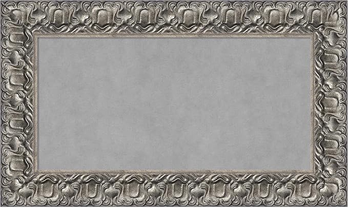 Amanti Art Silver Framed Magnetic Board 18x30 Small Vision Board by AmantiArt