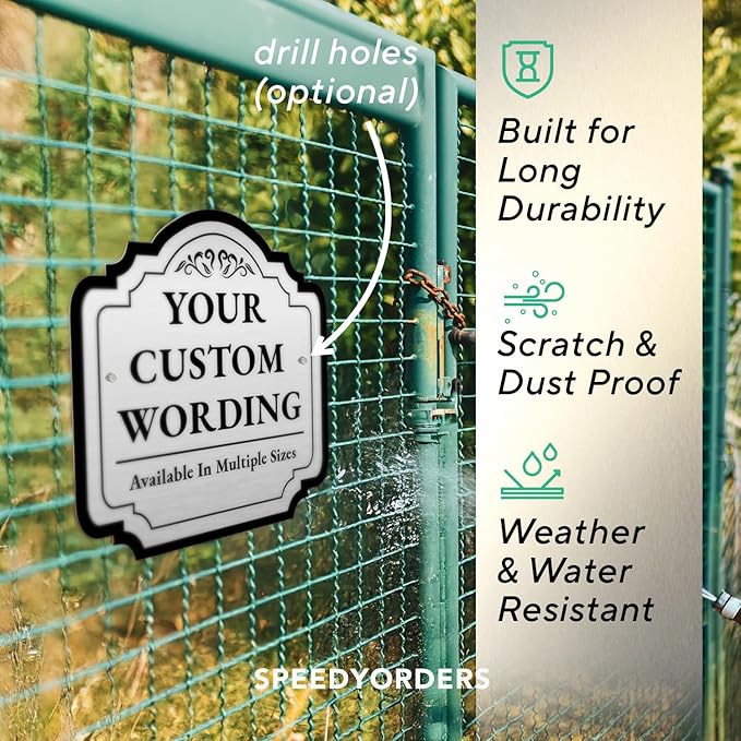 Custom Decorative Outdoor Metal Sign - Image 6