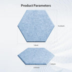 Amantech 12 Pack Acoustic Panels Self Adhesive Sound Proof Foam, High Density - Image 6