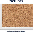 Quartet Cork Board, Bulletin Board, Aluminum Frame - Image 10