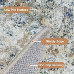 GENIMO Washable Area Rugs for Living Room, 10x12 Modern Non Slip Rugs, Low Pile - Image 6