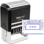 MaxMark Large Self-Inking Rubber Date Office Stamp by Maxmark