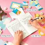 feela 8 Pack Soft Cover Journal Bulk, Notebooks College Ruled - Image 3