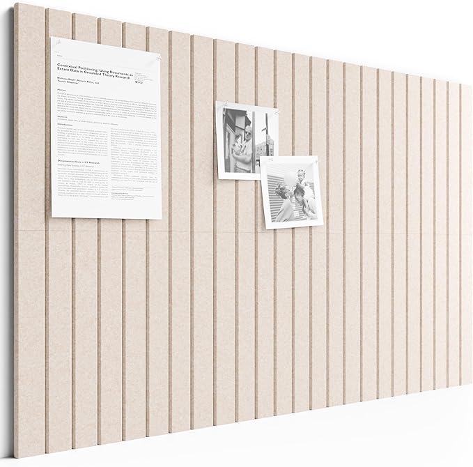 Bumusty Large Cork Board Alternative-36 x24 Felt Bulletin Board Tiles, by Bumusty