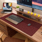 Auhoahsil Felt Desk Mat, Minimalist Large Mouse Pad XL 31.5 x 11.8 in, Desk Matt - Image 6