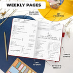 Clever Fox Planner Premium Edition – Undated Luxurious Weekly & Monthly Planner - Image 3