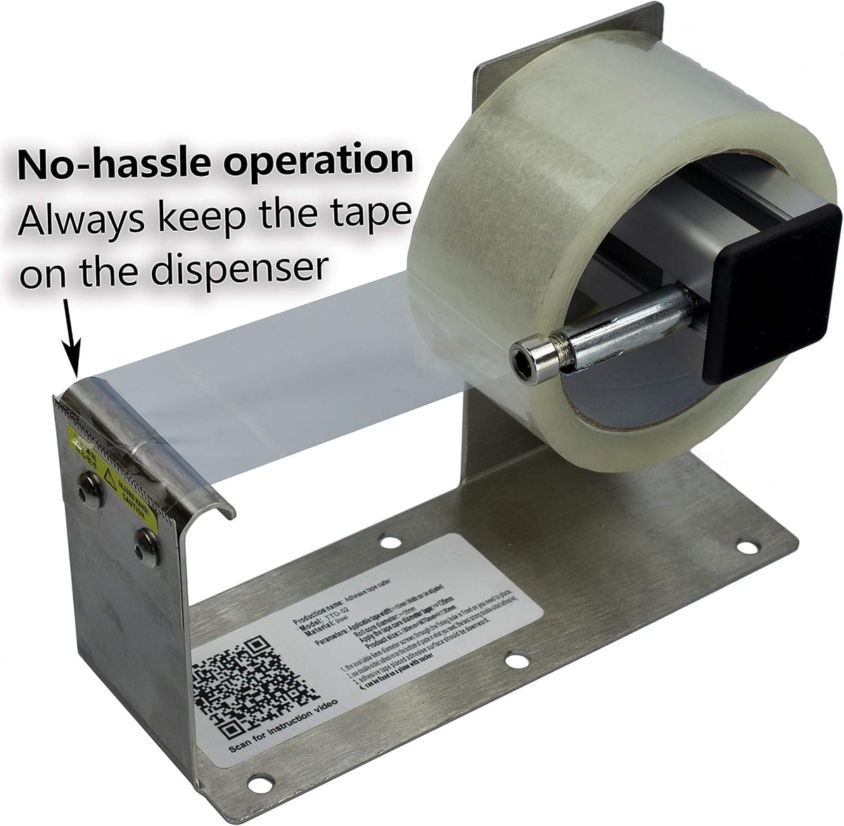 2 inches Desktop Table Top/Wall Mounted Tape and Label Dispenser, Large Deskt...