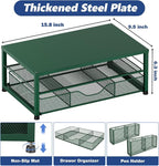 OPNICE Desk Organizers and Accessories, 2-Tier Computer Monitor Stand Riser - Image 2