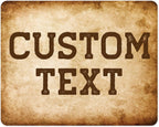 Custom Sign, Custom Street Sign, 11 Font Colors, 13 Font Styles, 4 Hole Options