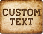 Custom Sign, Custom Street Sign, 11 Font Colors, 13 Font Styles, 4 Hole Options by MySignCenter