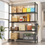 SINGAYE 5 Adjustable Heavy Duty Garage Shelving Wire Shelves Metal Standing - Image 7