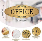 The Office Door Sign for Home and Business，Self-Adhesive Waterproof and - Image 2