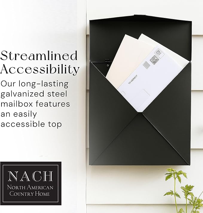 NACH Mailboxes for Outside Wall Mount, Waterproof Mailboxes for Outside - Image 3