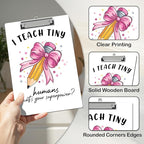 APIILVPQ Teacher Clipboard, Teacher's Day Appreciation Gifts Wooden Clip Boards - Image 4