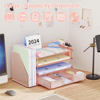 OPNICE Desk Organizer, 4-Tier Desktop File Organizer - Image 3