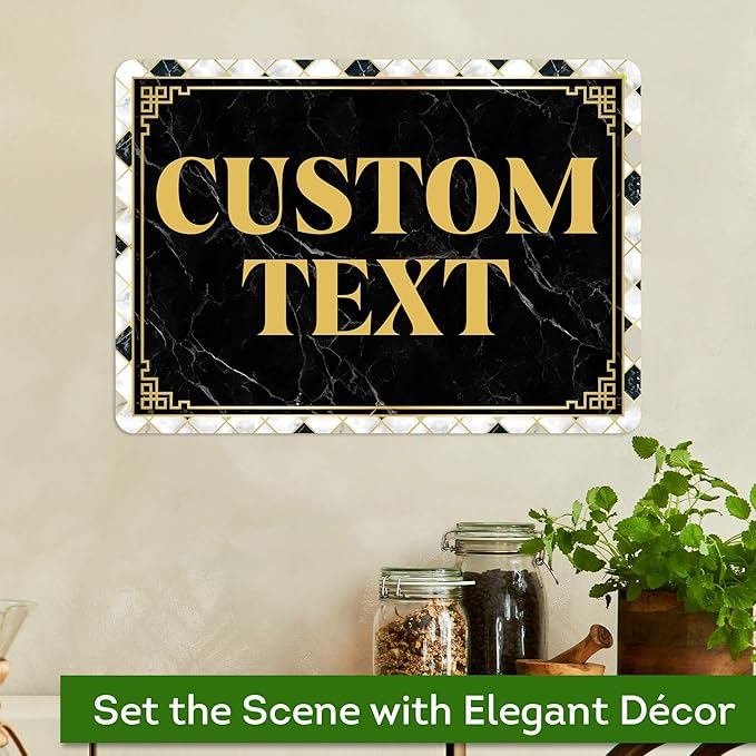 Custom Sign, Custom Street Sign, 11 Font Colors, 13 Font Styles, 4 Hole Options - Image 4