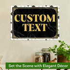 Custom Sign, Custom Street Sign, 11 Font Colors, 13 Font Styles, 4 Hole Options - Image 4