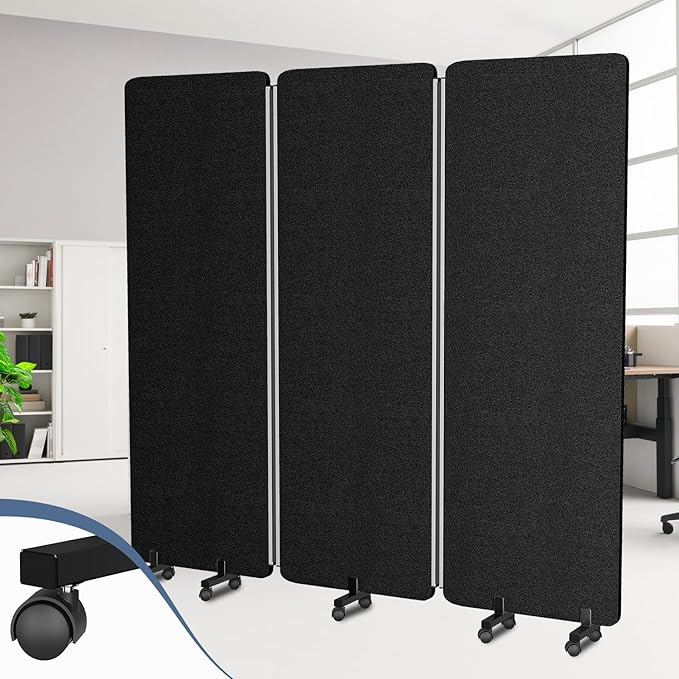 Acoustic Room Divider Privacy Panel by HOMSCREENER