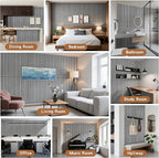 AUTORIFIC Wood Veneer Sound Panels, 10 Pack 47.2”x23.6” Wall Panels, Decorative - Image 7
