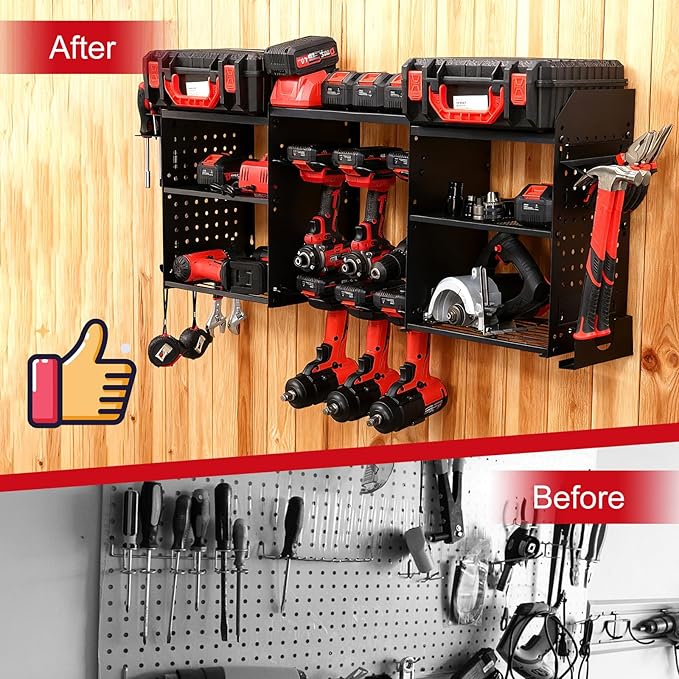 ERVNYNT 3 layers power tool organizer Loads 150lbs - Image 5