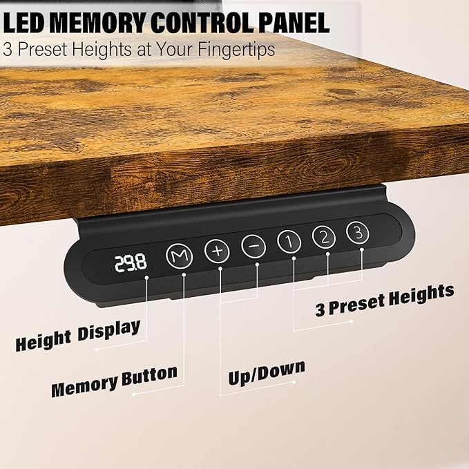 Kingant 40 x 24 Inch Electric Standing Desk - Image 6
