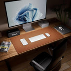 Aothia Double-Sided Desk Pad, 35.4" x 15.7"Leather Desk Mat, Eco Cork Desk Pad - Image 7