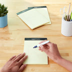 Amazon Basics 50 sheet Narrow Ruled Lined Writing Note Pad, 5 inch x 8 inch - Image 7