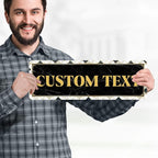 Custom Sign, Custom Street Sign, 11 Font Colors, 13 Font Styles, 4 Hole Options - Image 2