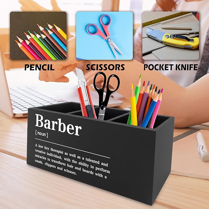 QZQE Barber Definition Pen Pencil Holder Organizer - Image 6