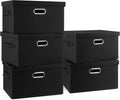 Graciadeco Medium 15" 21 Quart Collapsible Stackable Storage Bins