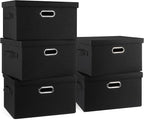 Graciadeco Medium 15" 21 Quart Collapsible Stackable Storage Bins by GraciadecoStorage