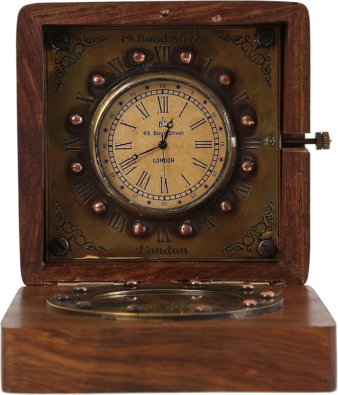 Handmade Brass Sundial Compass - Image 5