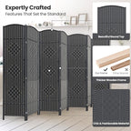 Cocosica 8 Panel Room Divider, 6Ft Folding Privacy Screen, Tall - Image 2