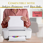 A-SUB Double Sided Matte Photo Paper 100 Sheets 8.5X11 Inches 48lb 180gsm - Image 3