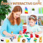 URSKYTOUS 36Pcs Animal Erasers Kids Desk Pets Pencil Erasers 3D Puzzle Bulk - Image 2