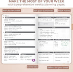Clever Fox Dated Planner 2026-2027 – Weekly Life Planner Notebook - Image 6