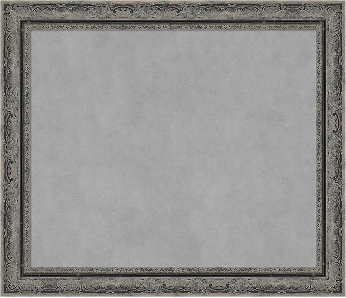Amanti Art Black Framed Magnetic Board 24x28 Medium Vision Board by AmantiArt