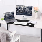 AFIING Leather Desk Pad Protector, Office Desk Mat, Large Mouse Pad, Desk mat - Image 6