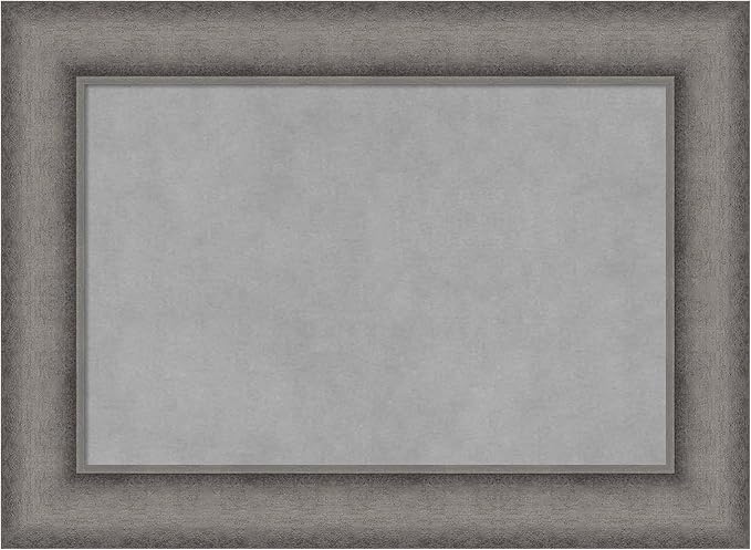 Amanti Art Grey Framed Magnetic Board 16x22 Small Vision Board by AmantiArt