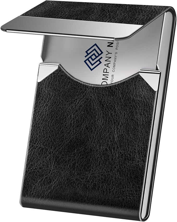 DMFLY Business Card Holder for Women or Men, Business Card Case by DMFLY