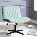 PUKAMI Criss Cross Chair, Armless Cross Legged Office Desk Chair No Wheels by PUKAMI