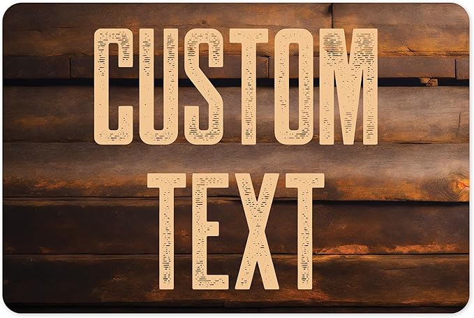 Custom Sign, Custom Street Sign, 11 Font Colors, 13 Font Styles, 4 Hole Options by MySignCenter