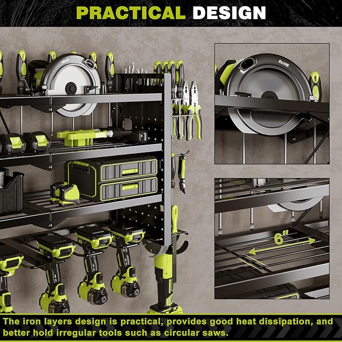NattyDot Power Tool Organizer Wall Mount - Image 6