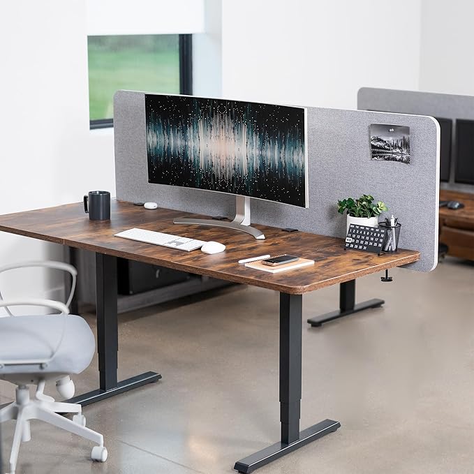 VIVO Clamp-on/Screw-on 71 x 24 inch Privacy Panel System, Sound Absorbing - Image 9