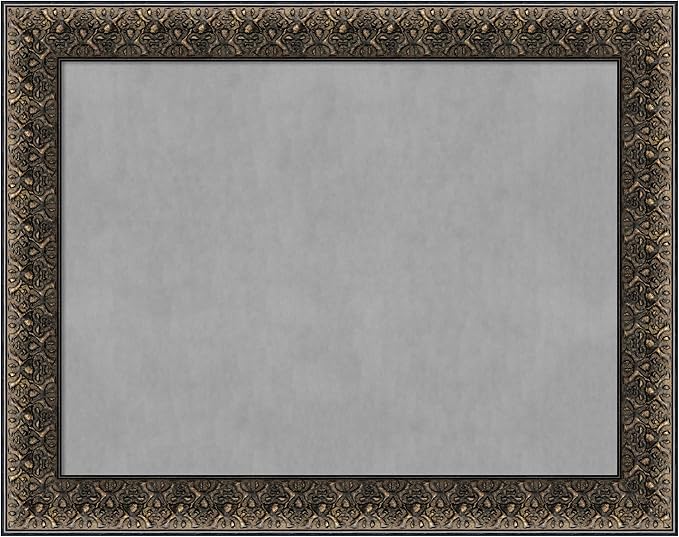 Amanti Art Black Framed Magnetic Board 23x29 Medium Vision Board by AmantiArt