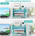 opnice desk organizer, 4-tier desktop file organizer with shown in use
