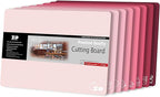 ZVP Plastic Cutting Boards for Kitchen, Flexible Cutting Mats, Gradient Pink by ZVP