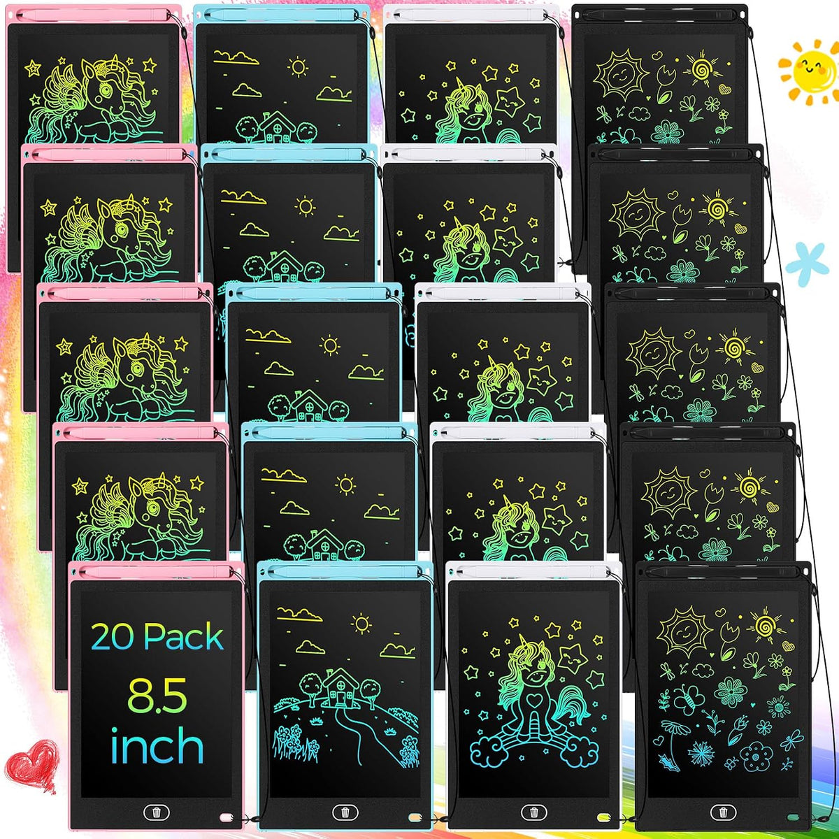 Zhehao 20 Pack LCD Writing Tablet